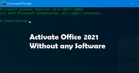 office activator cmd|activate office 2021 using cmd.